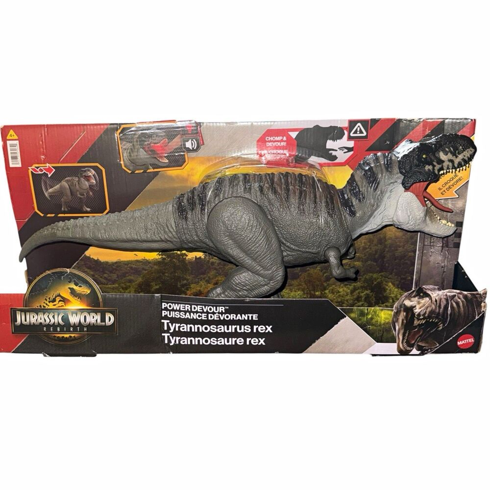 Jurassic World Rebirth Power Devour Tyrannosaurus Rex T-Rex Mattel JCH02 New
